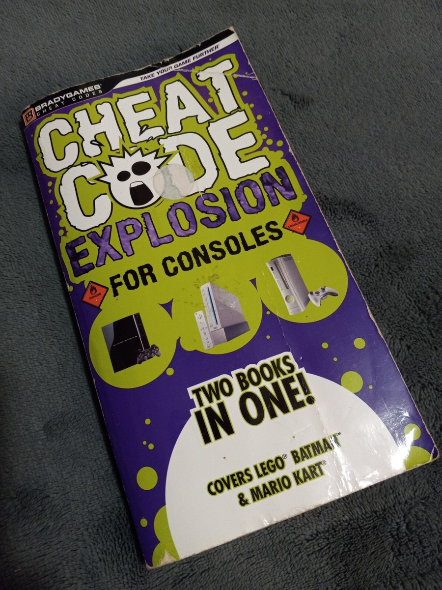 Vintage Brady Games Cheat Code Explosion 2 Books in 1 for Xbox 360
