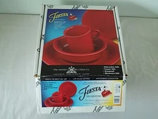 FIESTA WARE 4 PC PLACESETTING SCARLET