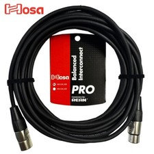 Hosa HXX-030 30FT XLR F to XLR M Pro Balanced Interconnect Cable