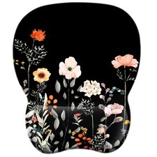 Ergonomic Mouse Pad with Wrist Support Mousepad with Memory Foam Wrist Rest a...