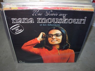 NANA MOUSKOURI une soiree avec ( world music ) 2lp greece