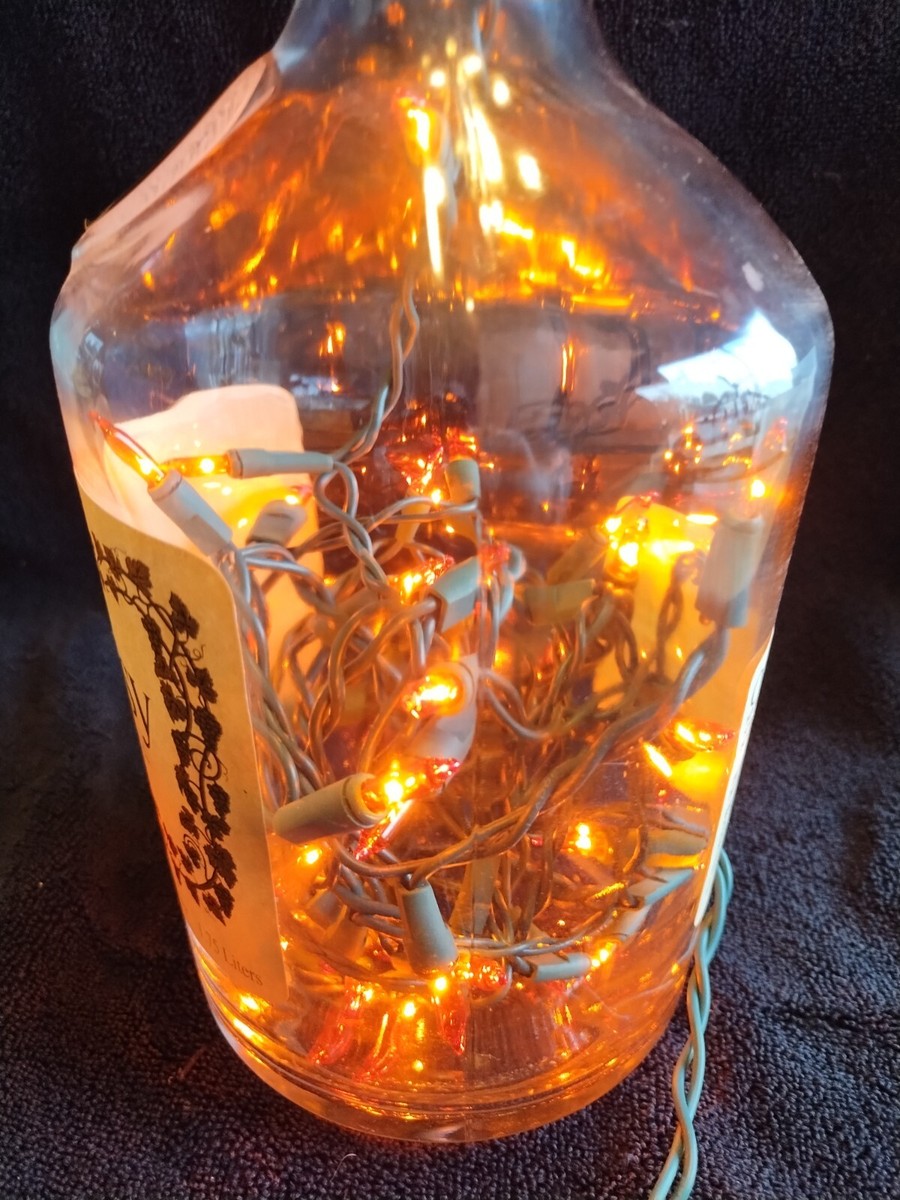 Hennessy Light Up 1.75L Bottle Orange Lights Green Cord | eBay