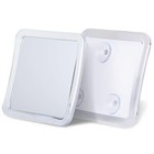Small Travel Shower Mirror - Fogless Shower Shaving Mirror with Triple Suctio.