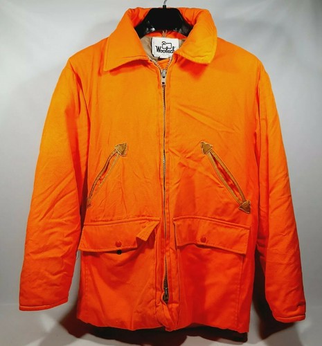 60s Vtg Woolrich Blaze Orange insulated 