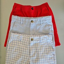 JANIE AND JACK Lot of 3 Cotton Dress Shorts Boys Size 7