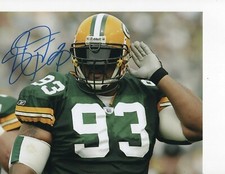 GREEN BAY PACKERS GILBERT BROWN SIGNED FIRING UP CROWD 8X10