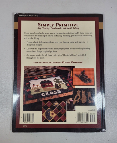 Simply Primitive: Rug Hooking, Punchneedle, And Needle Felting Pat Cross - Picture 2 of 2