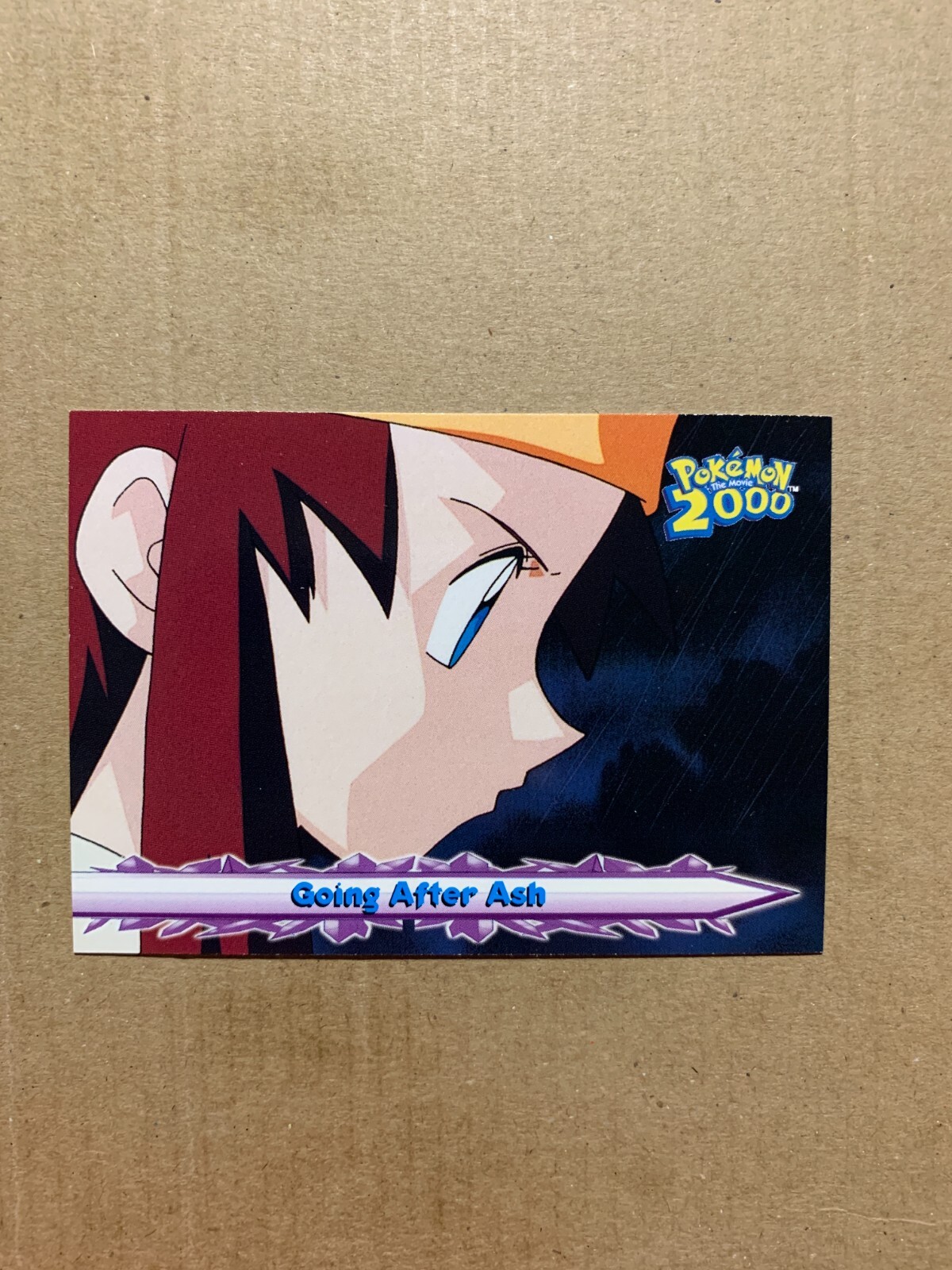 Going After Ash #28 The Movie 2000 Blue Logo - TOPPS Pokemon Card - NM/Mint