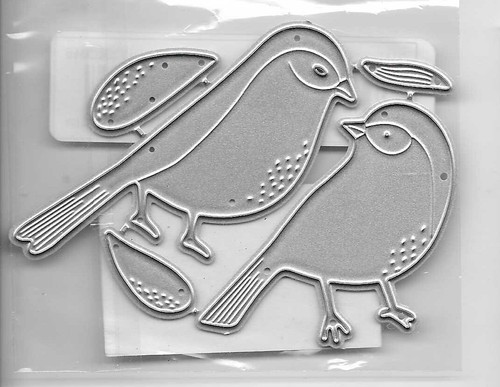 Vögel Stanzformen Set zum Basteln, Kartenbasteln & Scrapbooking. 8x6cm