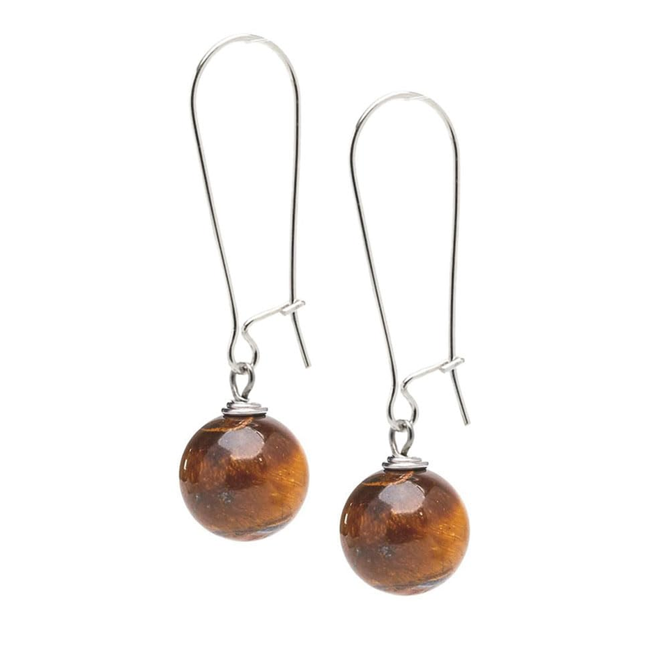 Orecchini Pendenti A Goccia Argento 925 Con Pietra Muschio Naturale - Artigianali India - 4