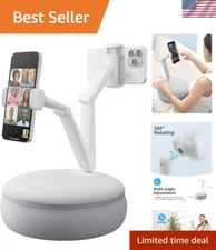 Cell Phone Pillow Holder for Bed, Adjustable Angle Height Phone Pillow Stand ...