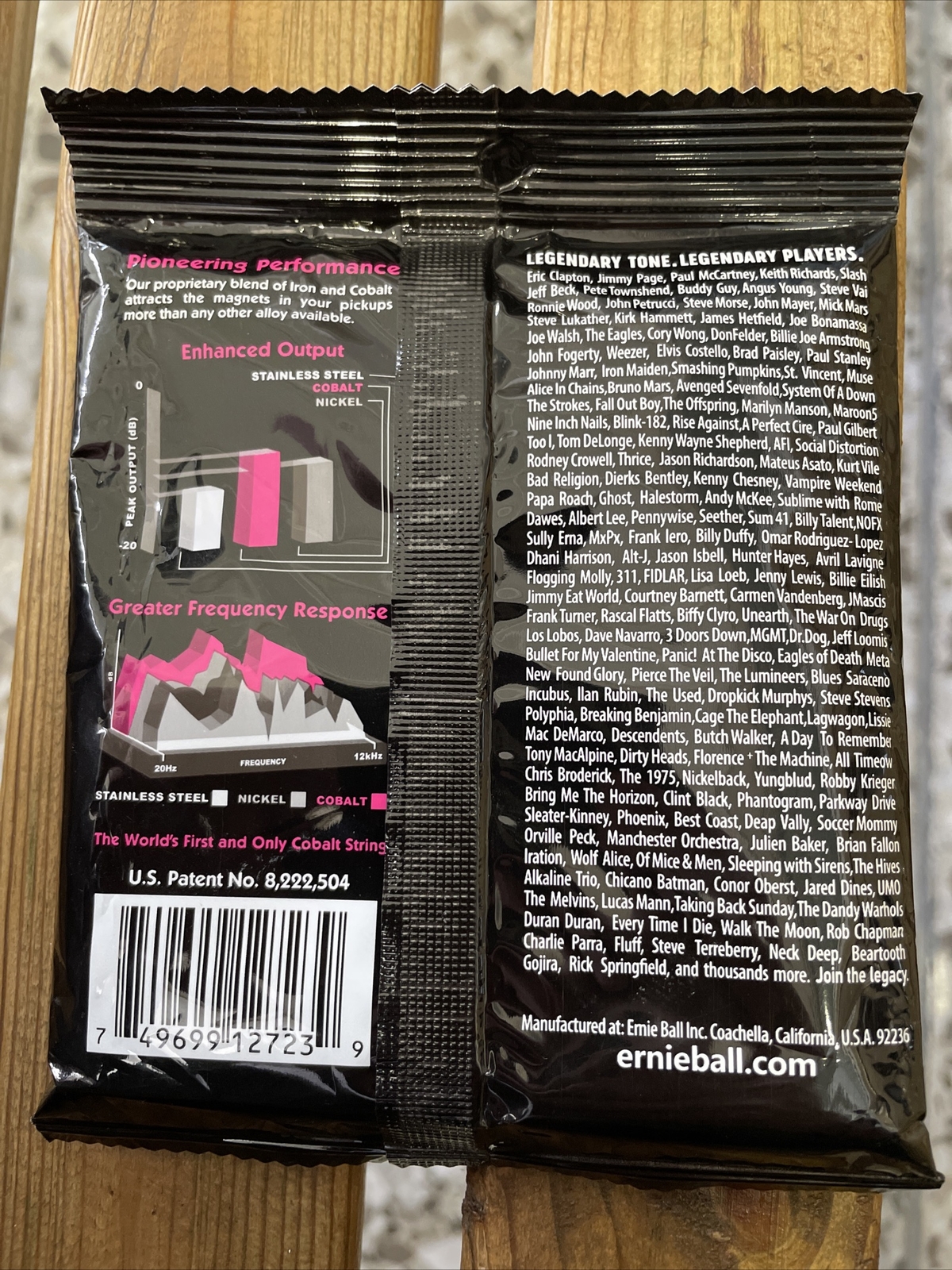 Ernie Ball Cobalt Super Slinky 9 42 Electric Guitar Strings 2723 for