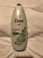 Dove Refreshing Body Wash Cucumber and Green Tea Cleanser, 22 oz New