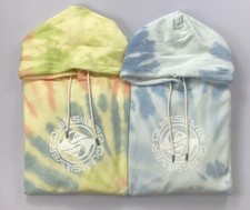Men's Quiksilver Salty Tie Dye Fleece Lined Hoodie NEW
