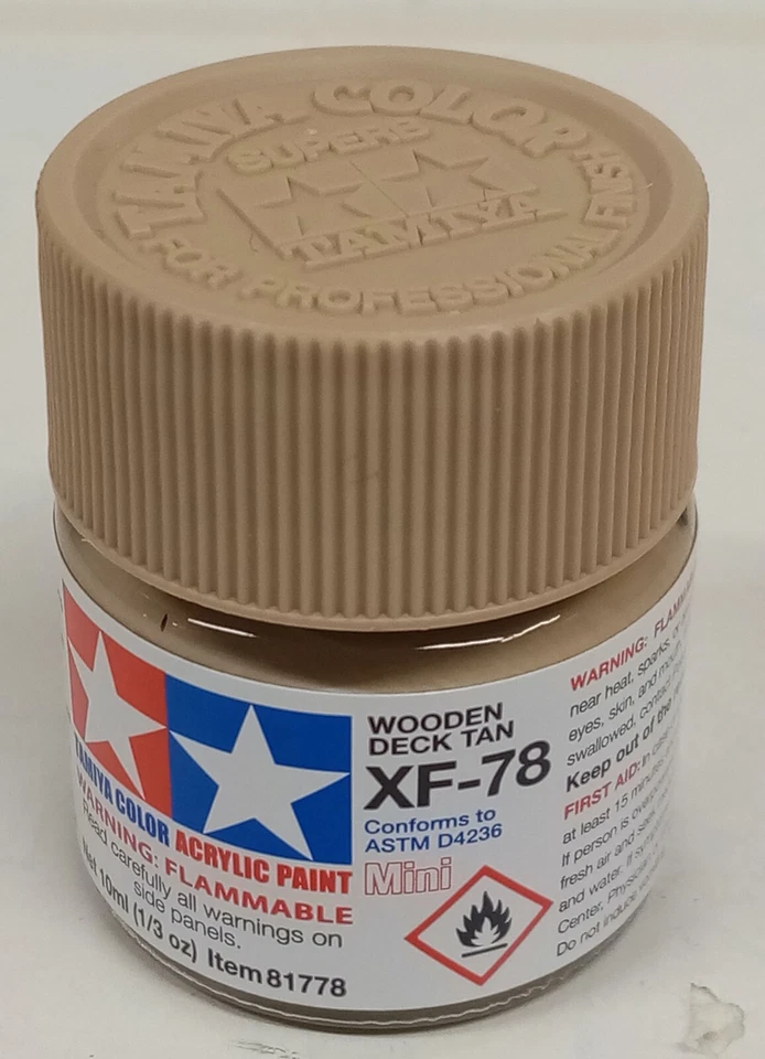 TAMIYA COLORE ACRILICO WOODEN DECK TAN XF 78