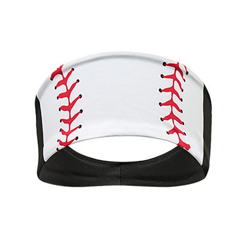 Men and Women Headbands Ball Pattern Headbands Sports Sweatbands Hair Band - Picture 12 of 21