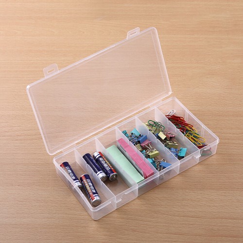 6 Grids Compartment Plastic Storage Box Practical Toolbox Organizer ContainGJ - Picture 8 of 12