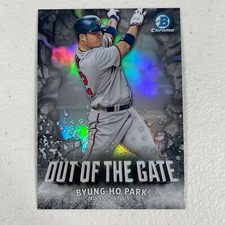 2016 Bowman Chrome BYUNG -HO PARK #OOG-8 Out Of The Game Refractor Card Twins