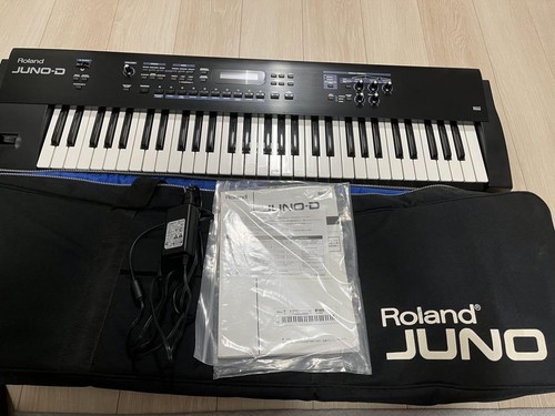 Roland Juno-D Black 61-Key Synthesizer Keyboard