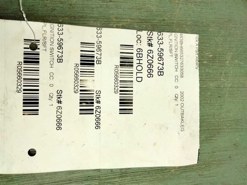 2001-2004 SUBARU LEGACY IGNITION SWITCH ASSY CYLINDER W KEY OEM - Picture 10 of 12