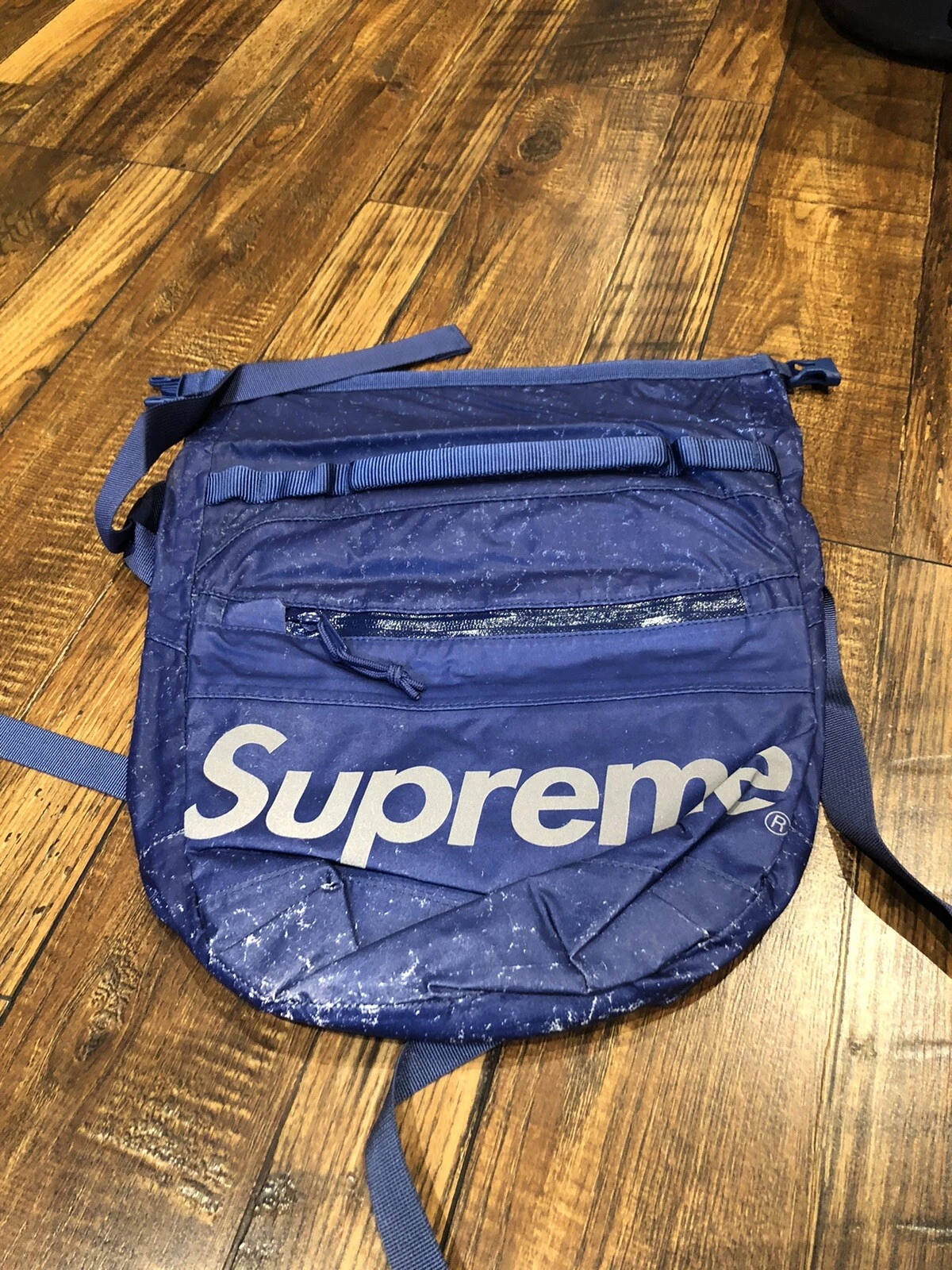 Sac bandoulière réfléchissant étanche Supreme noir FW20