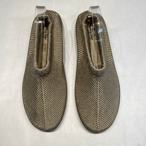 Spring Step Tender Stretch Knit Slip On Shoes Womens 6.5 Gold - Picture 2 of 11