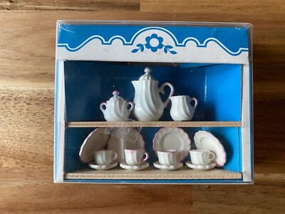 Vintage Miniature Bodo Hennig Kaffeeservice Set for made in