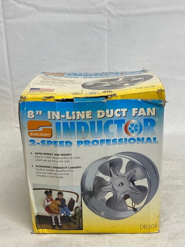 "Ventilador de conducto en línea profesional de 8"" inductor SUNCOURT DB308" - Imagen 6 de 6