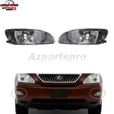 2pcs Front Bumper Fog Light Lamp Clear For Lexus RX330 2004-2006 RX350 2007-2009