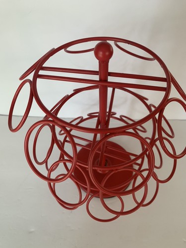 Keurig 27 Count K Cup Carousal Holder Red - Picture 3 of 6