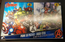 Buy Marvel Avengers Prime 3d Two Puzzles of 500 Pcs Each. New