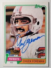 Chuck Foreman 2001 Team Topps Legends Certified Autograph Auto Card TTF10