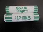 2009 P and D Roosevelt Dime Rolls UNC Unopened