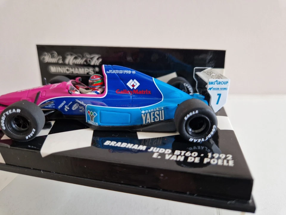Minichamps 1/43 Brabham Judd BT60 E. van de Poele - 1992 - 430920008 - Immagine 4 di 4
