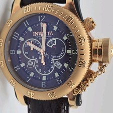 Invicta Men's Russian Diver Chronograph Brown Rose Gold 52mm 10136
