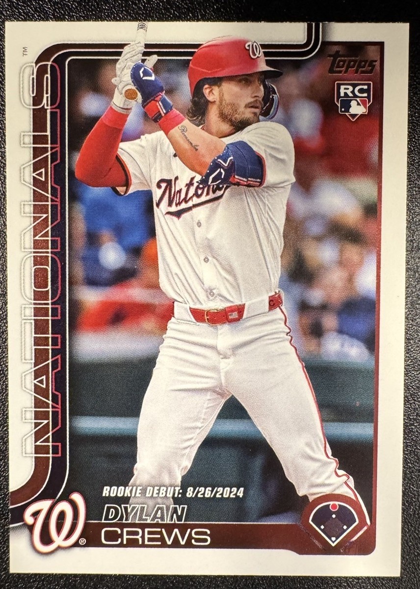 2025 Topps Update Dylan Crews (RC) Debut #US223 Nationals | eBay