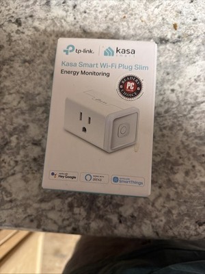 TP-Link Kasa Smart Wi-Fi Mini Plug With Energy Monitoring- White 15A KP-115 NEW