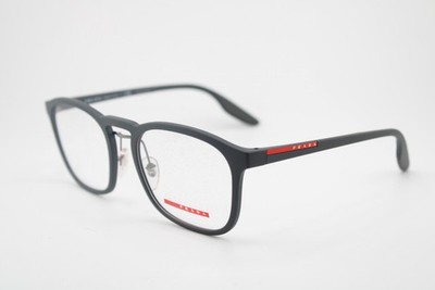 NEW PRADA SPORT VPS 06H TFZ-1O1 BLACK RUBBER AUTHENTIC EYEGLASSES 54-20
