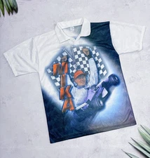 Vintage Mika Hakkinen T-Shirt F1 Team Racing size Medium