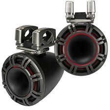 Kicker KMTC94 NEW KMTC9 9" Horn- Loaded Tower System Pair 4-Ohm, Black