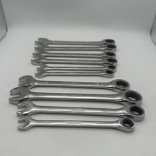 Husky A4 Trinquete Métrico SAE MM Llave Combinada Lote Mixto de 10