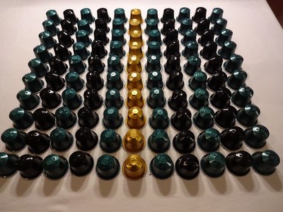 110 Nespresso Kapseln zum Basteln, LEER & gereinigt / 3 Sorten # 07