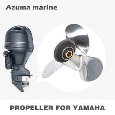 13 1/4 x 17 Fit Yamaha 50 70 90 115 130HP 15 Spline Stainless Outboard Propeller
