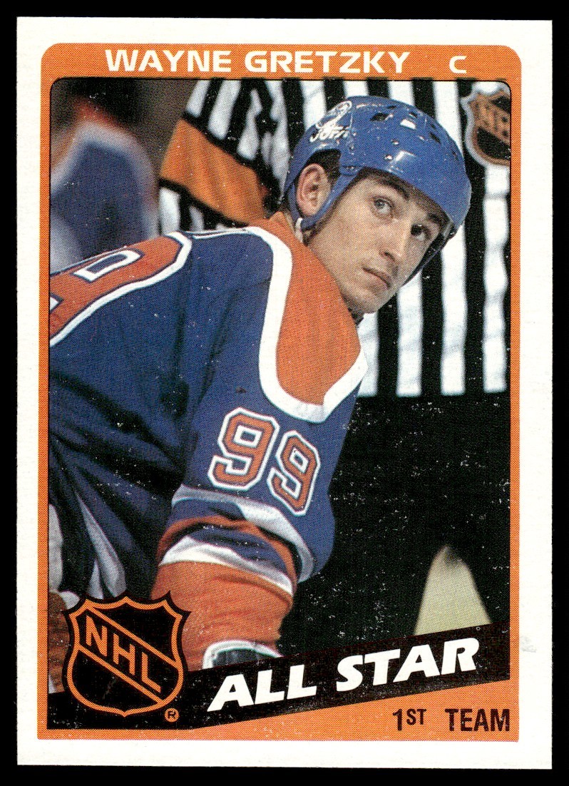 1984-85 Topps Nm A9 Wayne Gretzky Edmonton Oilers #154