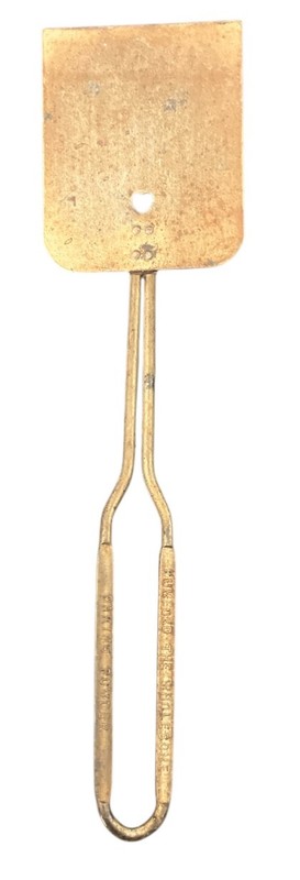 10.75” Antique Rumsford Baking Powder Advertising Metal Spatula