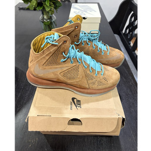 Nike LeBron 10 EXT QS Hazelnut 607078-200 Men\'s Casual Sneakers Size 13.5 Nike LeBron 10 EXT QS Hazelnut for Sale | Authenticity  main image 4