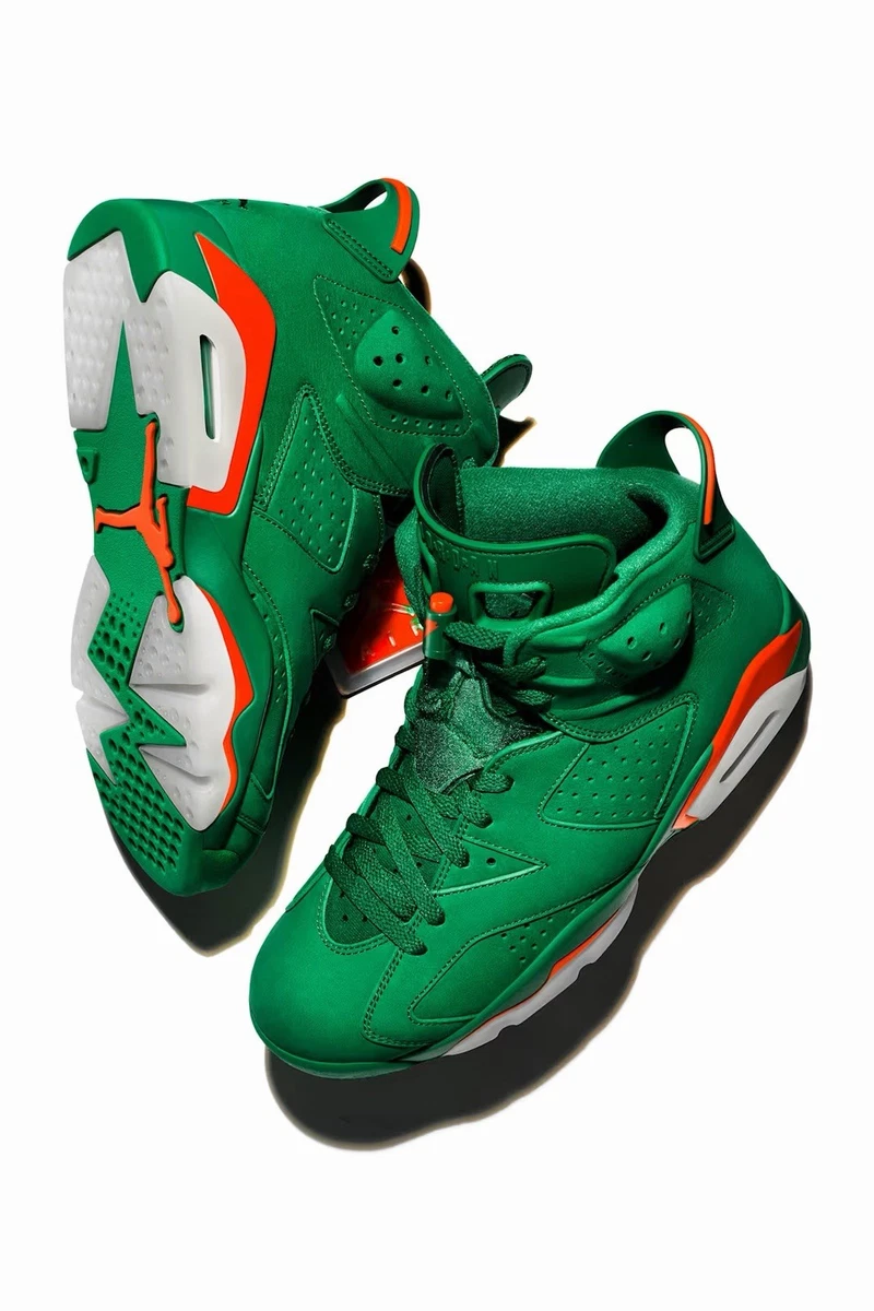 Jordan 6 Retro Green Suede Gatorade for Sale - Authenticity