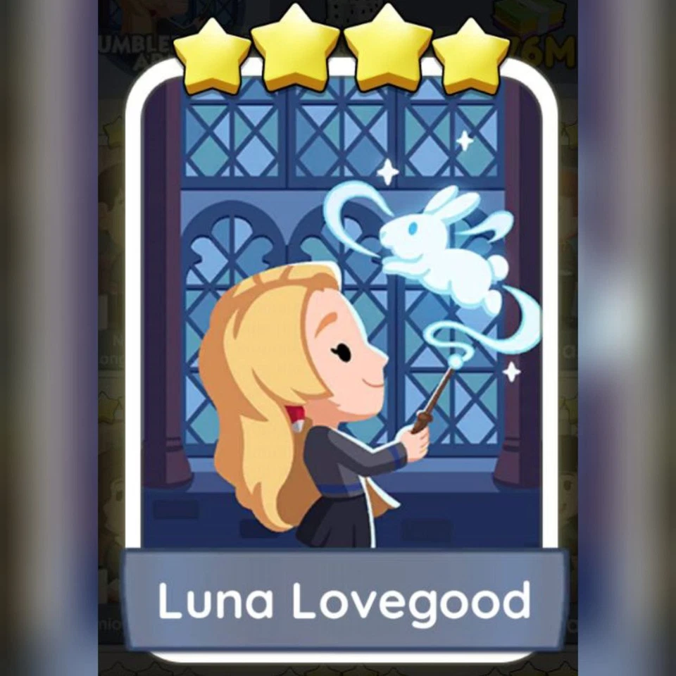 1 x Luna Lovegood sticker ⭐⭐⭐⭐) set 13 - Mono_poly_ Go sticker (Fast sending)