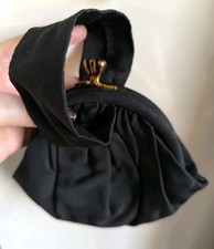 Beautiful antique black evening bag by Bagcraft, excellent condition