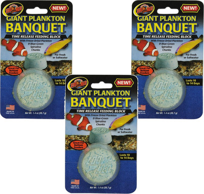 Laboratories Plankton Banquet Block Feeders - Giant Size (3 Pack)